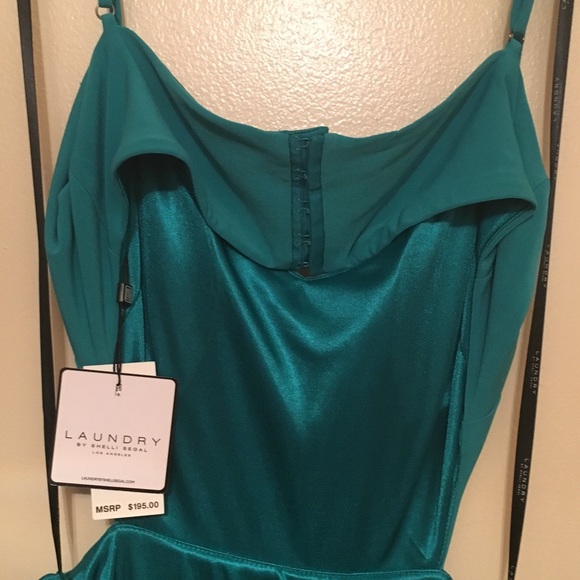 Laundry by Shelli Segal sz 8 tropical green NWT - Picture 4 of 8